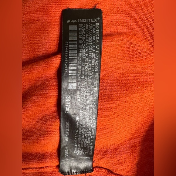 Zara size M orange color - Picture 6 of 7